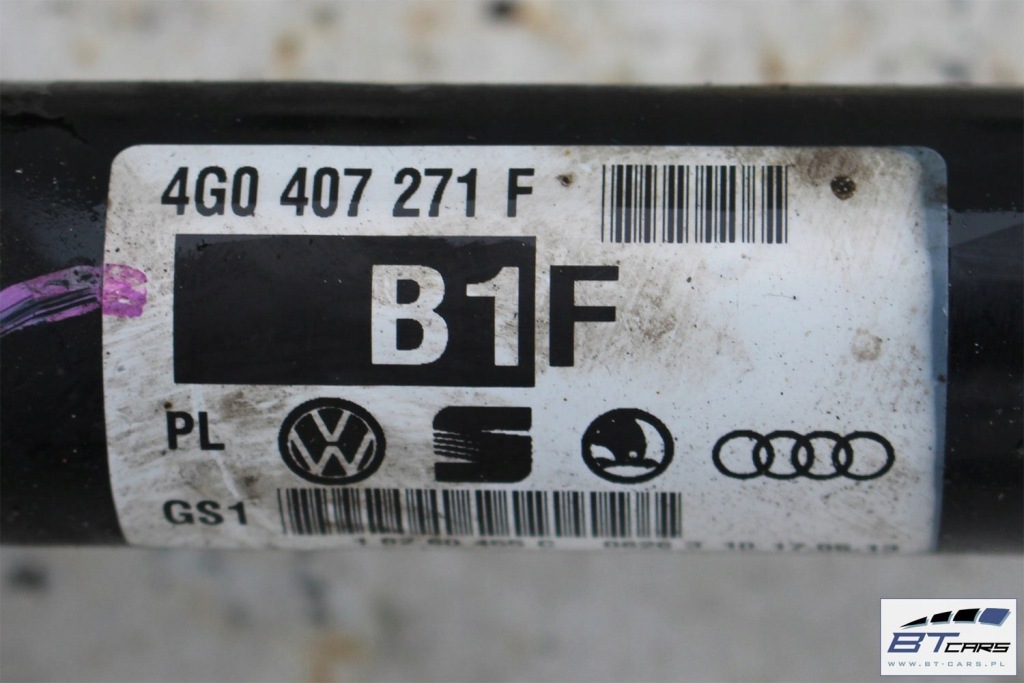 Audi a6 a7 a8 q5 привідний вал перед передня 4g0407271f 4g0 407 271 f 4g, 4h, 8r Недорого