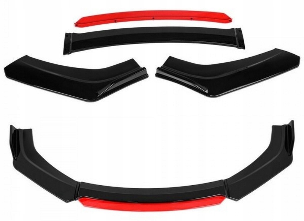 фото №1, Спліттер спойлер накладка передній бампера abs