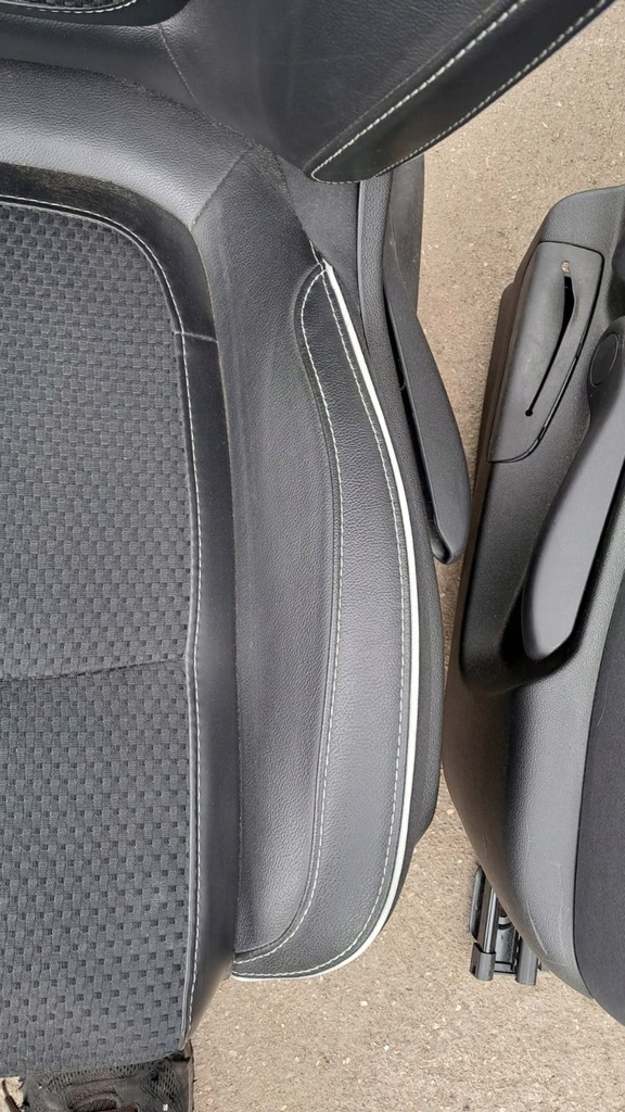 фото №3, Renault megane iv hb сидіння напівшкіра оббивка kpl