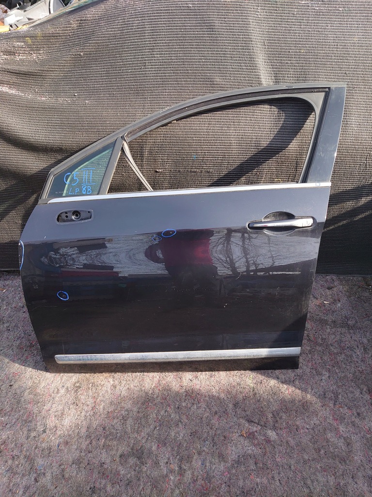 фото №1, Citroen c5 iii дверь левая перед передние стекло