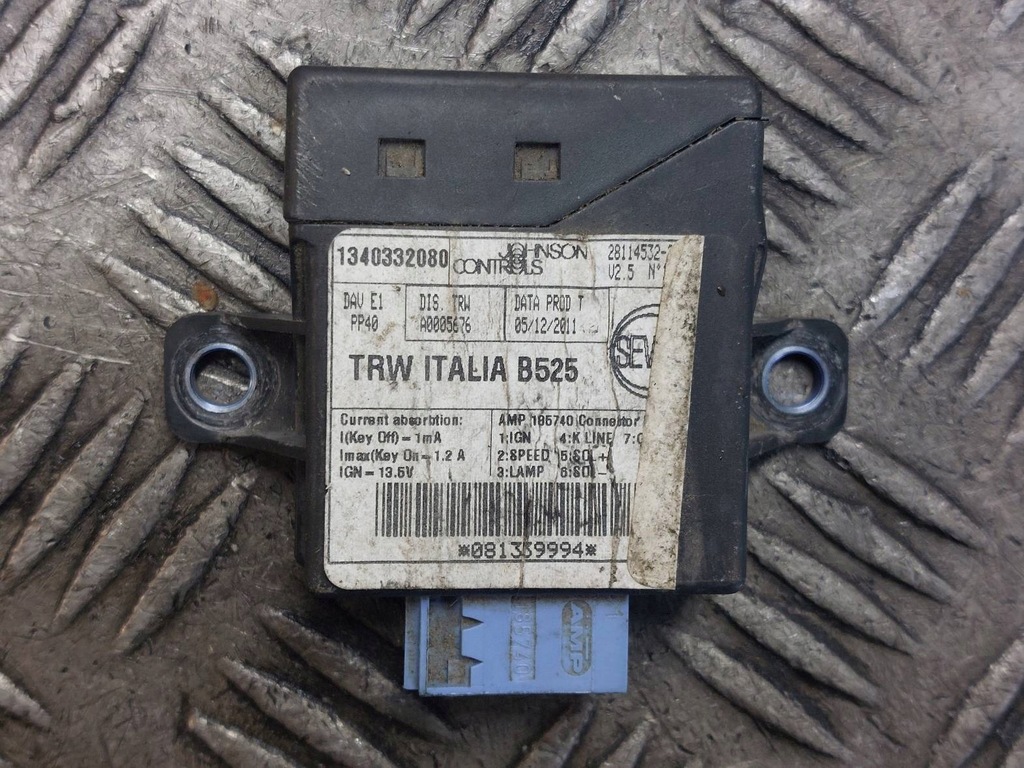 фото №1, Модуль замка центрального fiat ducato iii lift 1340332080