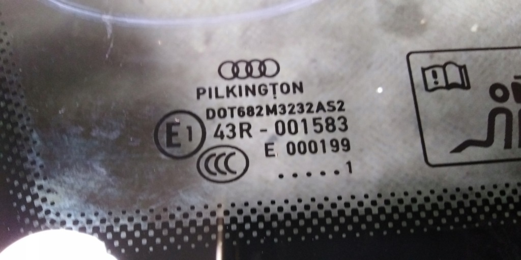 фото №6, Audi a5 sportback скло кузовна лівий задня 11r