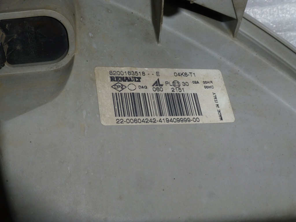 фото №10, Лампа перед opel movano renault master