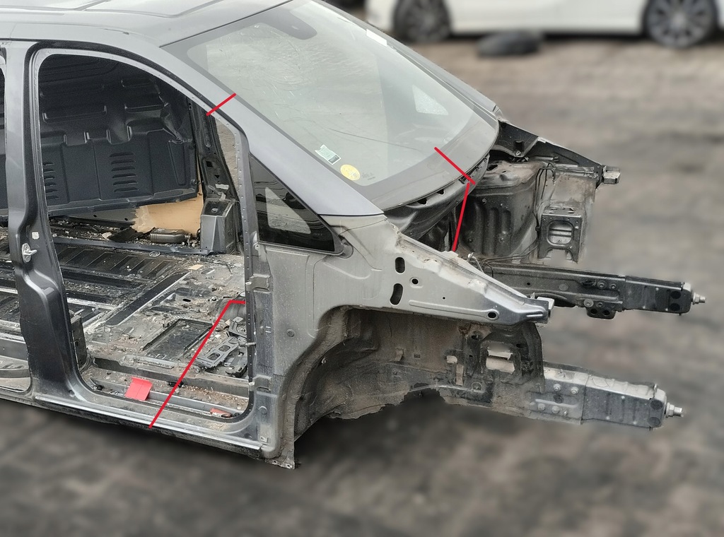 фото №1, Чверть лонжерон права правий перед mercedes vito w447 20r колір 7992
