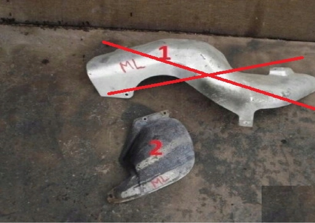 фото №1, Mercedes ml w163 4.3 защита тепловая выхлоп