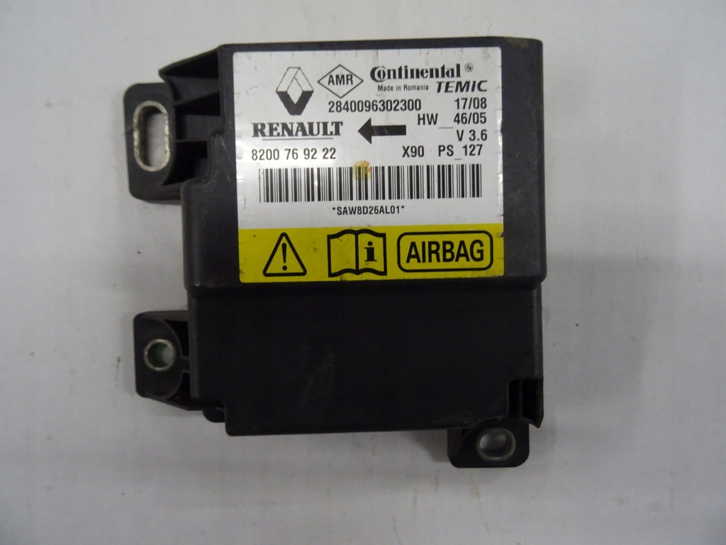 фото №1, Датчик подушка безпеки dacia logan mcv i 8200769222