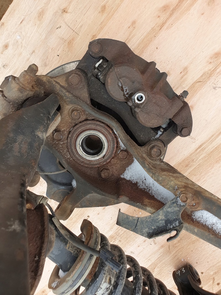 фото №6, Navara d23 np300 alaskan поворотный кулак левый перед амортизатор рычаги