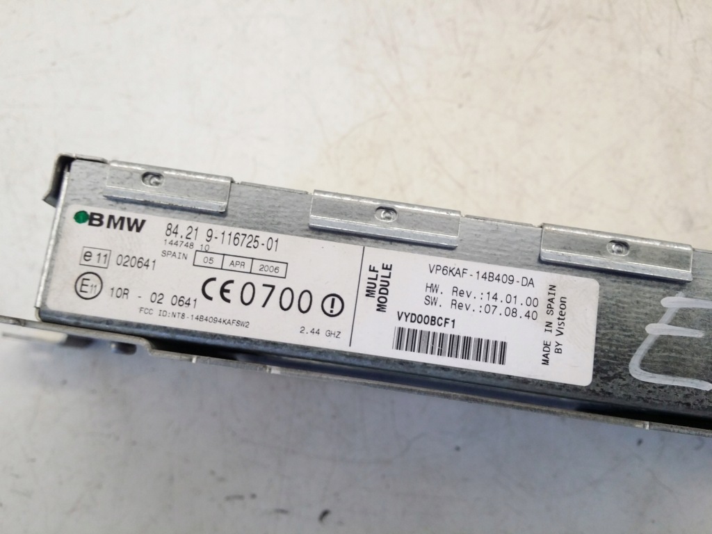 фото №4, Модуль bluetooth 9116725 bmw e60 525