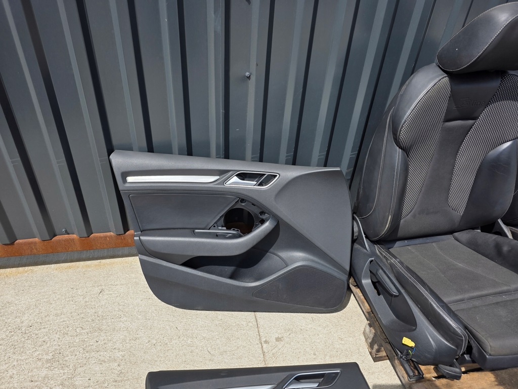 фото №6, Сидіння сидіння комплект audi a3 8v sportback 5-двері шкіра+ матеріал s line !!!