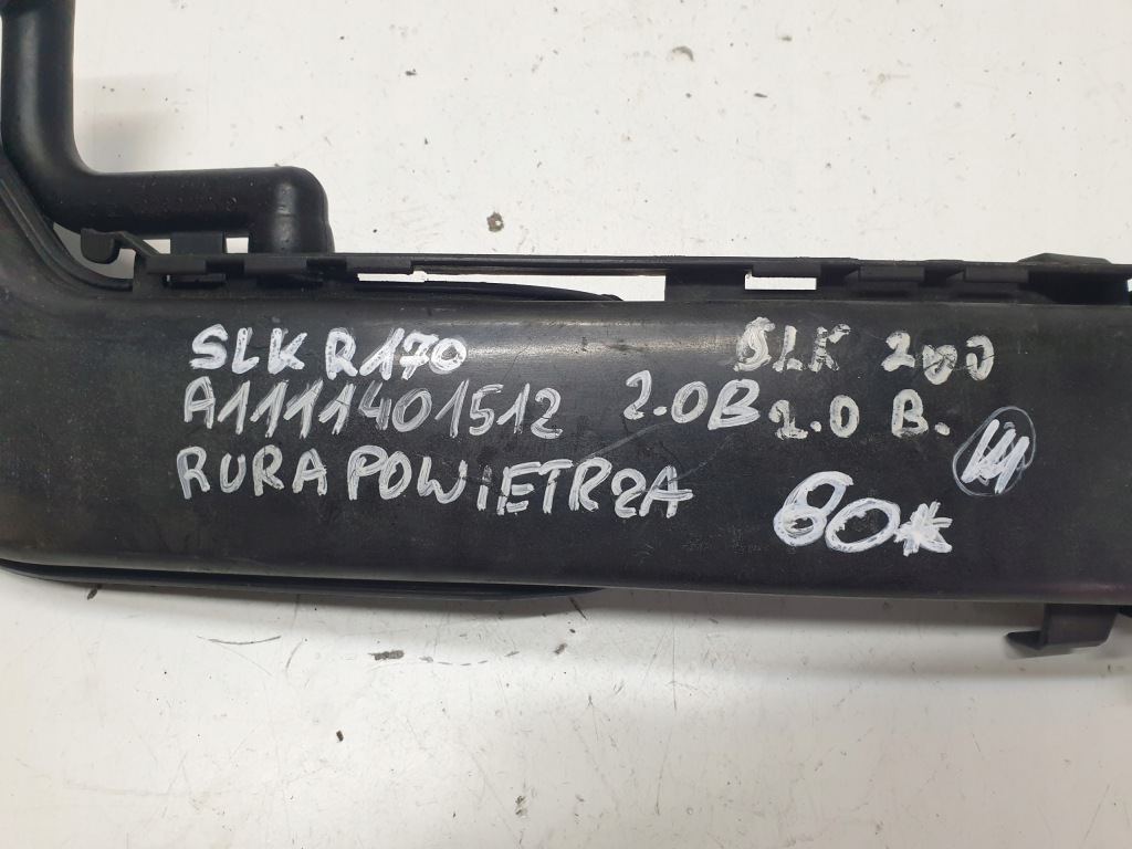 фото №4, Труба повітря mercedes slk r170 2.0 b a1111401512