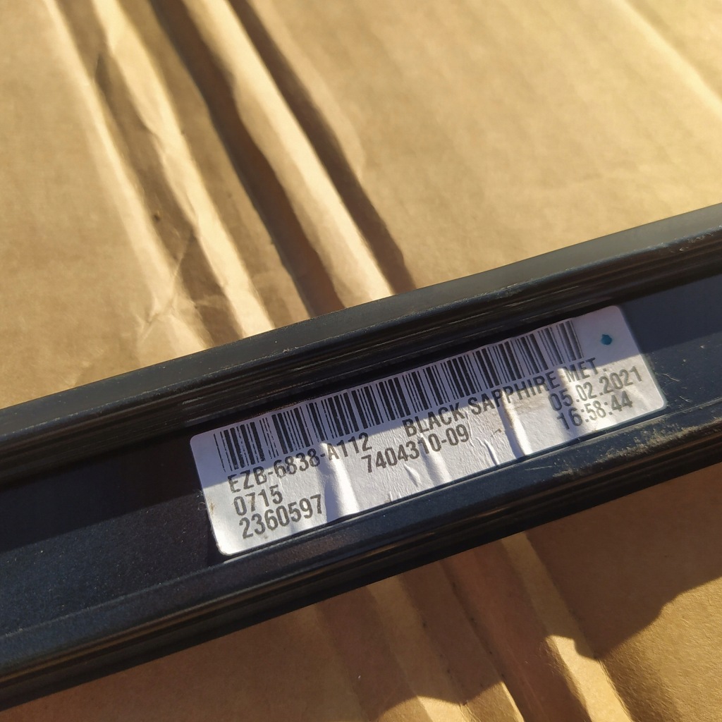 фото №8, Молдинг рейлинги крыша левая i правая bmw 7 g11 комплект 7404310