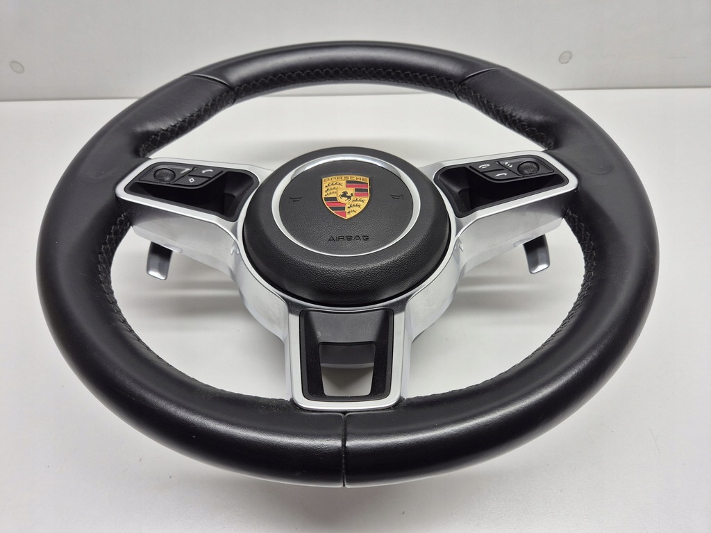 фото №13, Porsche macan 95b воздуховод кожаный подушка водителя подушка безопасности оригинал