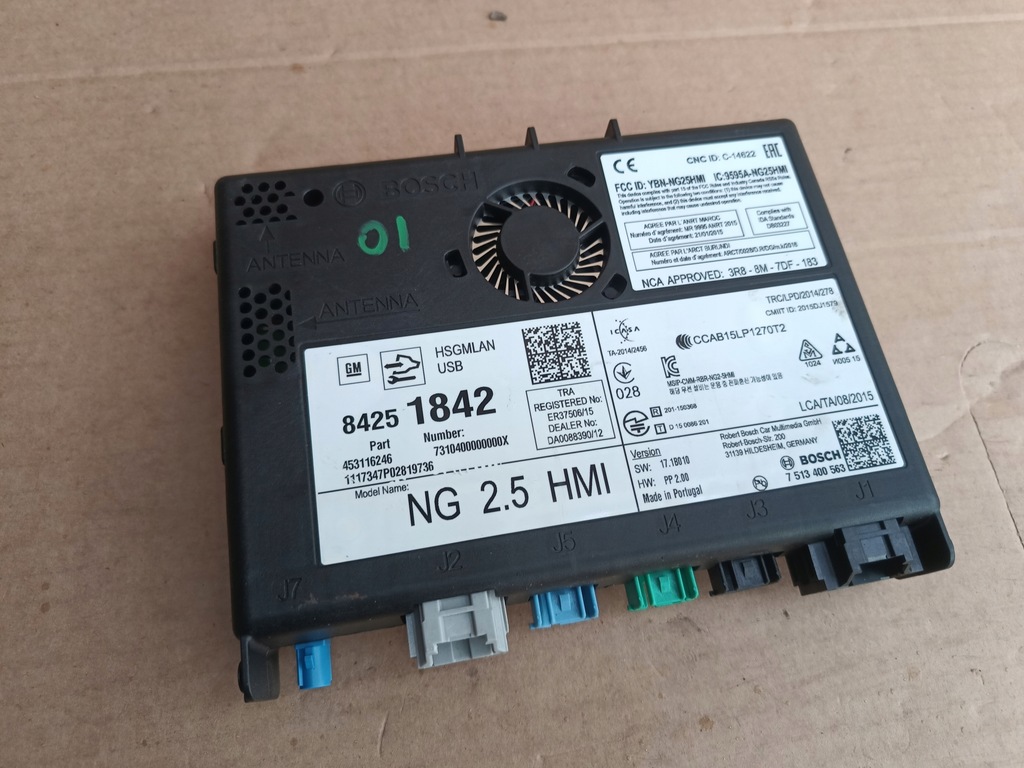 фото №1, Opel insignia b 17r- модуль радіо hmi навігації 84251842