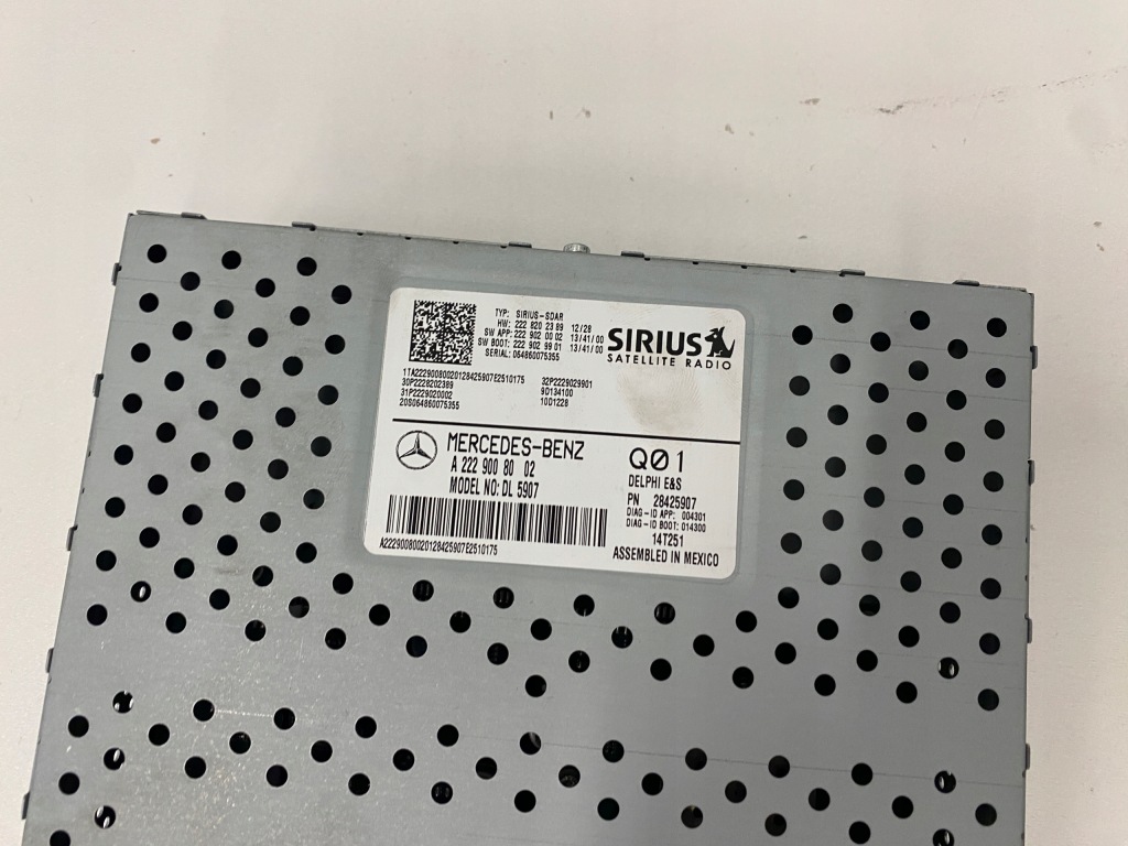 фото №2, Модуль радіо sirius mercedes s w222 2229008002