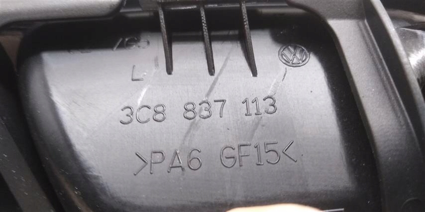 фото №3, Ручка внутренняя левый задняя vw passat cc 3c8837113