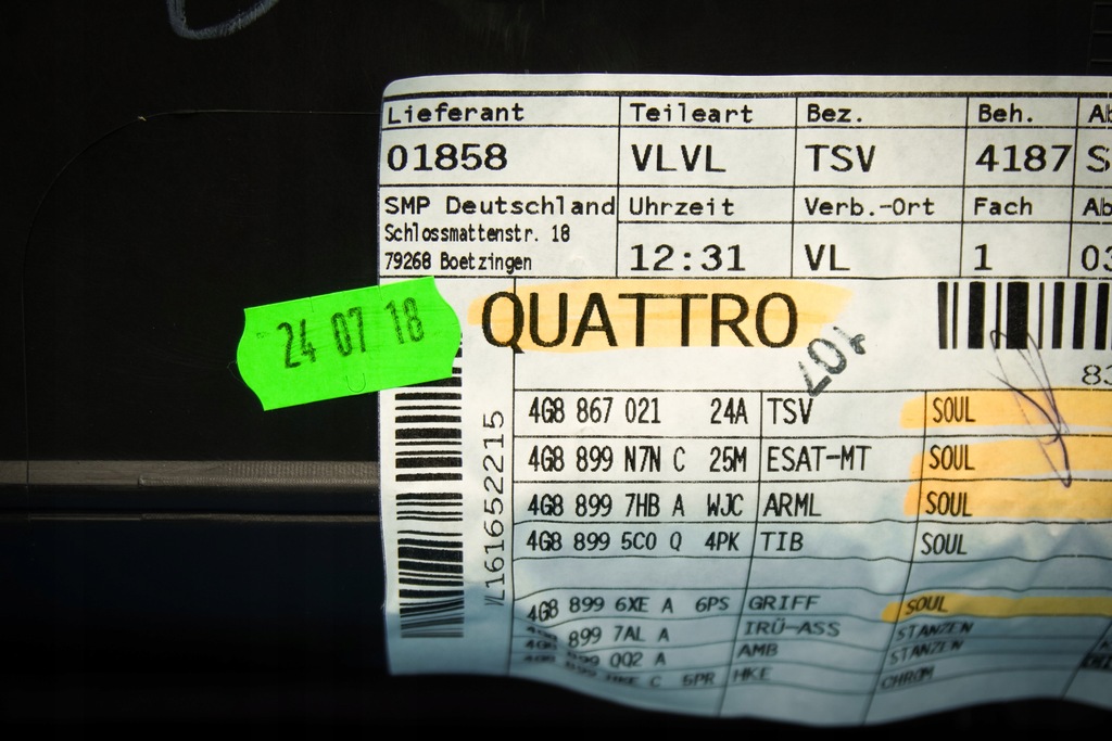 фото №12, Обивка обшивка дверь перед левый a7 s7 rs7 4g8 4g8867103s wfa exclusive