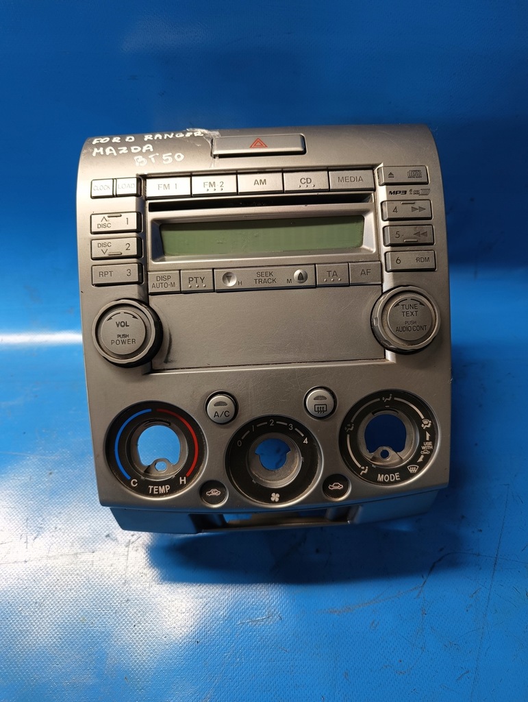 фото №1, Радио cd рамка панель mazda bt50 ford ranger iii