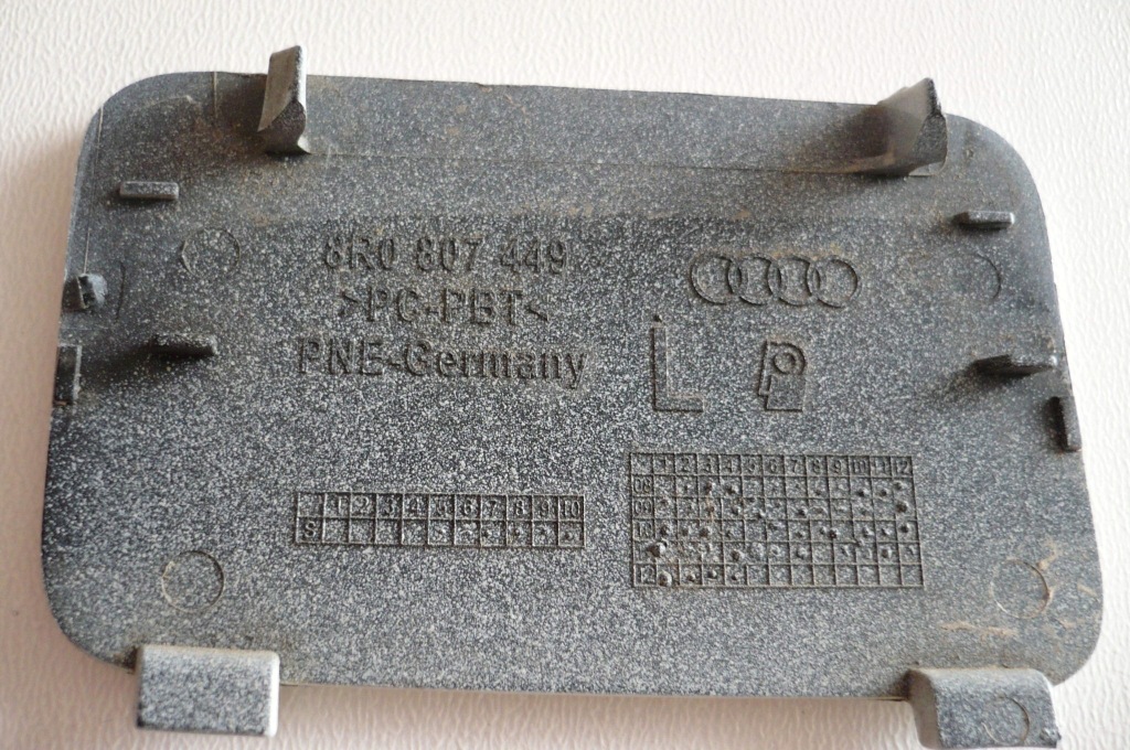 фото №5, Audi q5 8r 2008- заглушка фаркоп бампер задняя левая