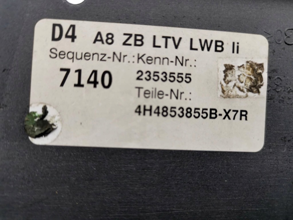 фото №10, Молдинг накладка поріг ліва audi a8 d2 4h4853855b nowa оригінальна