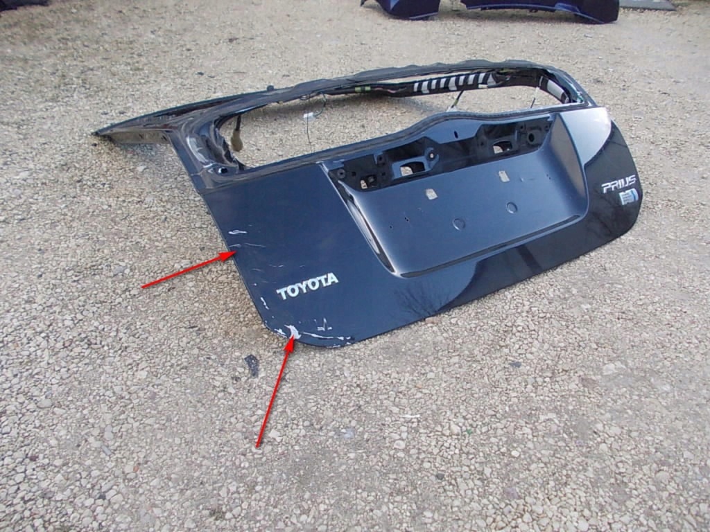 фото №3, Крышка багажника задняя задняя toyota prius ii