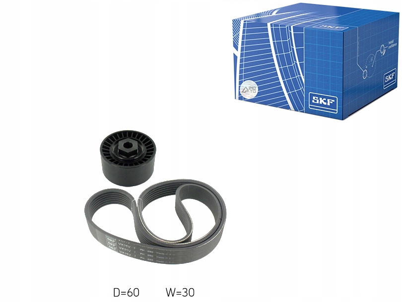 фото №1, Набір ремені багаторучейкових з ролики renault clio iii clio iv модуль