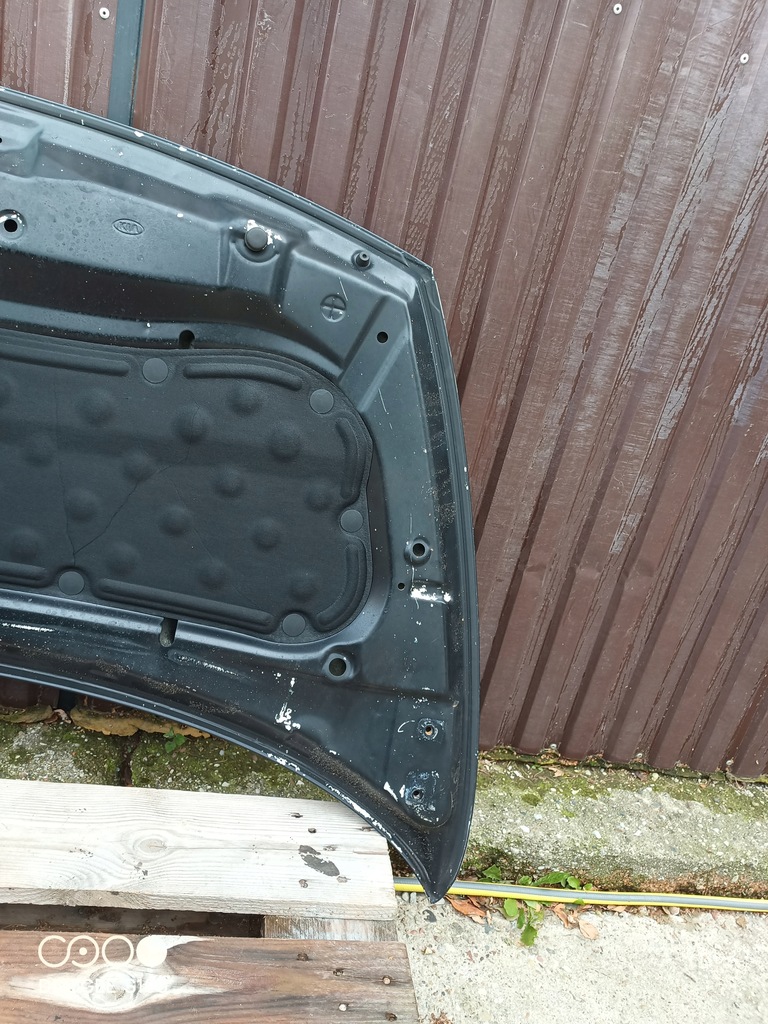 фото №11, Kia rio iii 11- капот крышка двигателя czarna запчасти перед