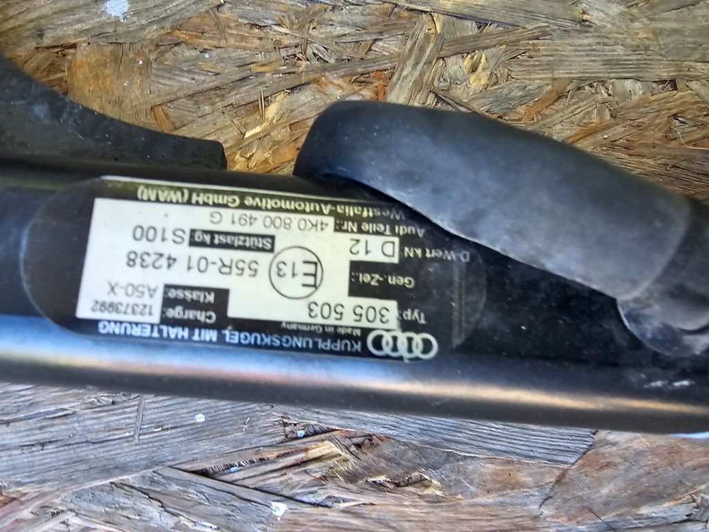 фото №6, Hak буксирувальний audi a6 c8 4k0800491g оригінал гарантія демонтаж