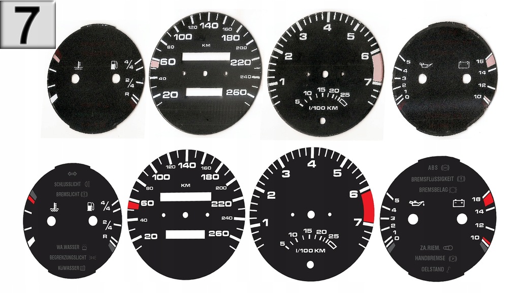 фото №11, Porsche 928 944 гальмівні диски спідометра замінник прилади