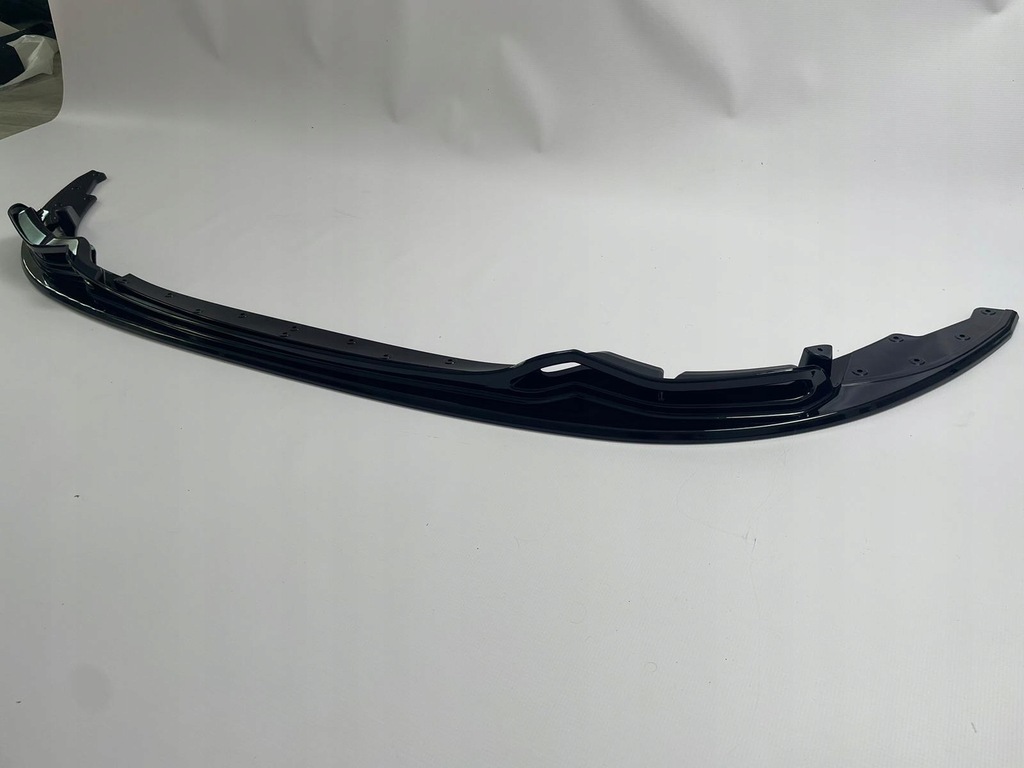 фото №13, Передня накладка бампера спліттер e92 e93 lci polift чорний блиск