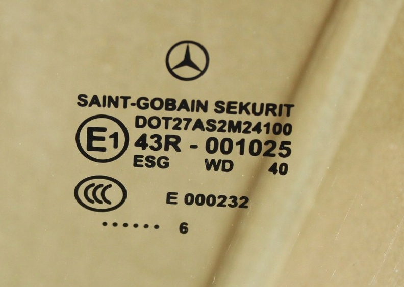 фото №4, Скло перед лівий ліва mercedes slk w171 r171 06r