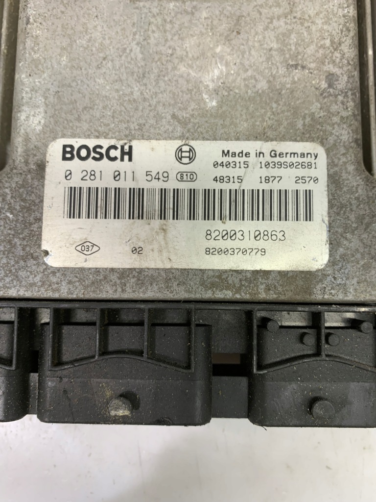 фото №2, Бортовий комп'ютер двигуна renault 0281011549 8200310863