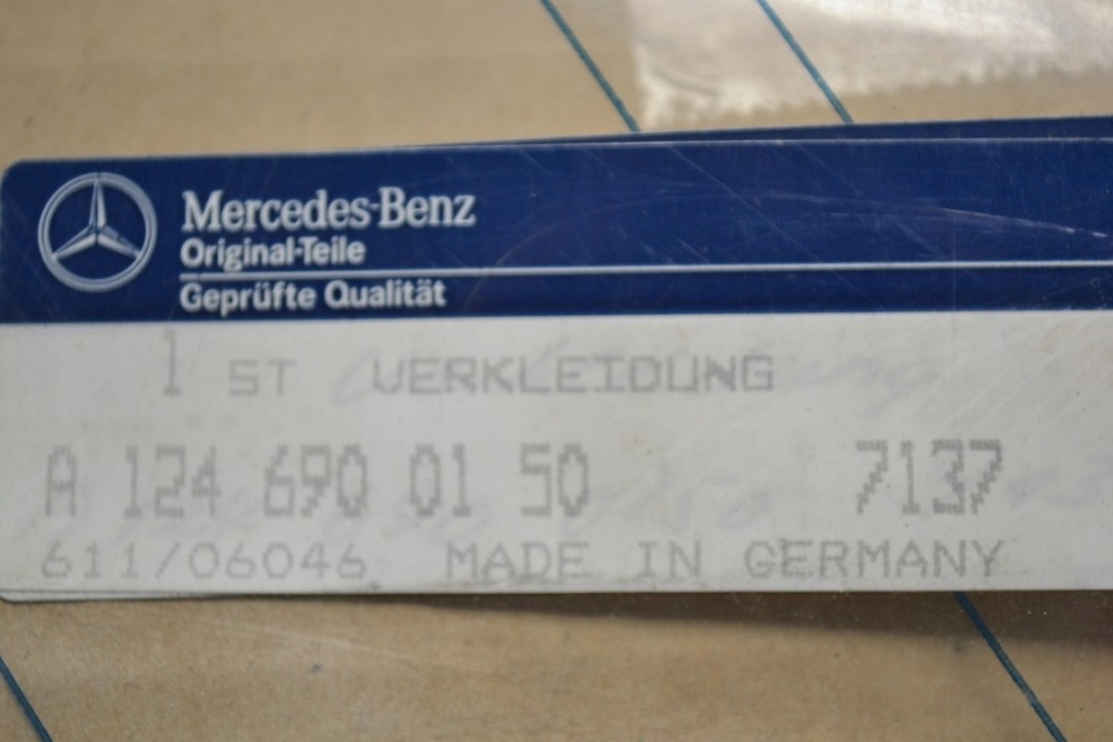 фото №14, Mercedes w124 потолок bez люк nowa