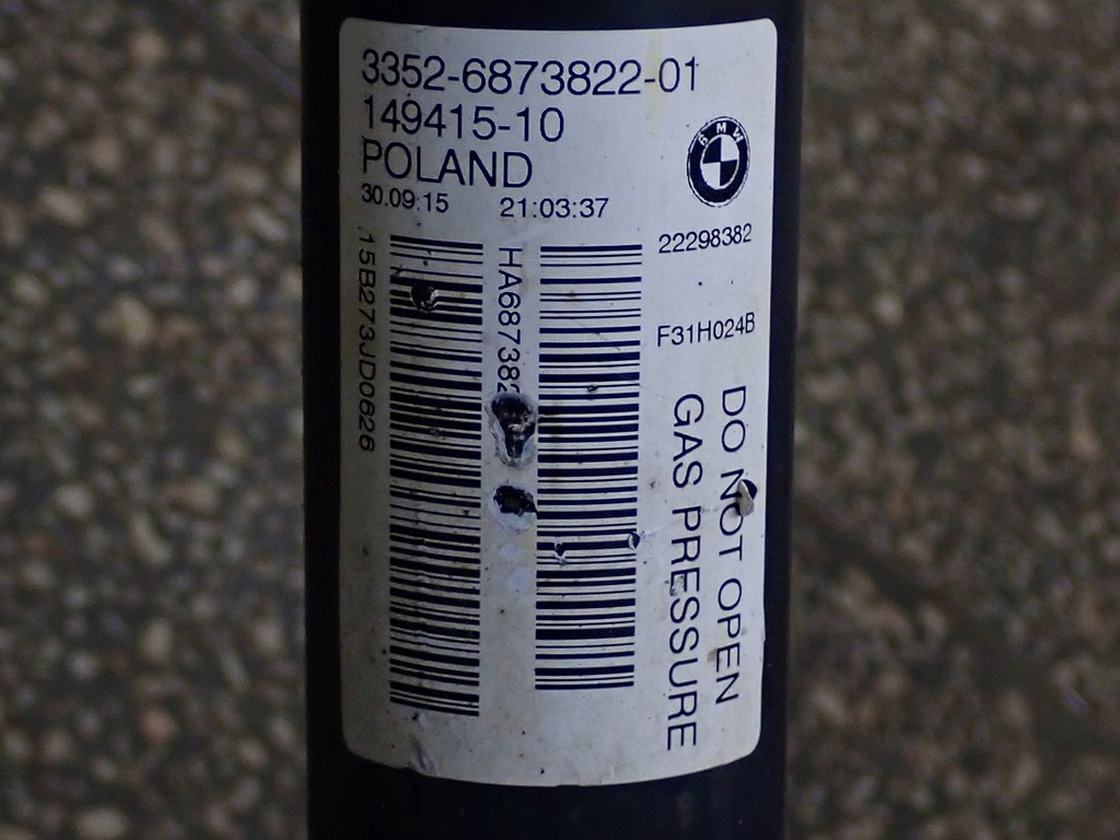 фото №12, Поворотный кулак ступица рычаг амортизатор суппорт правый задняя bmw3 f30 f31 f34 4x4