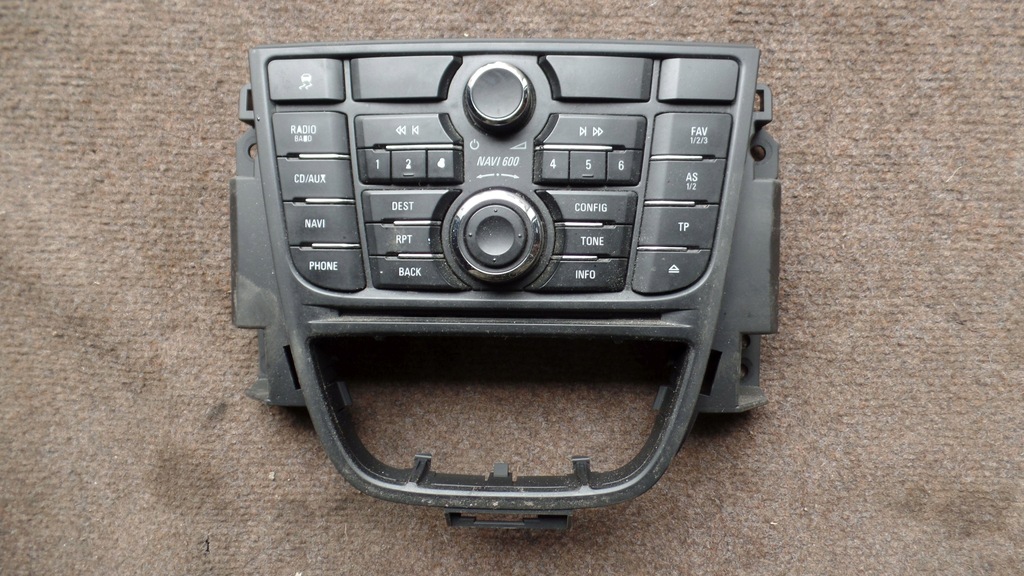 фото №1, Opel astra j iv панель радіо navi 600
