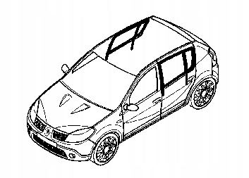 фото №3, Прокладка стекло дверь задняя logan sandero 8200733133