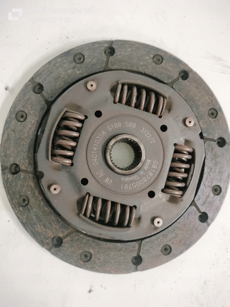 фото №8, Vw up seat mii skoda citigo зчеплення диск притиск 1.0 mpi 04c141031a