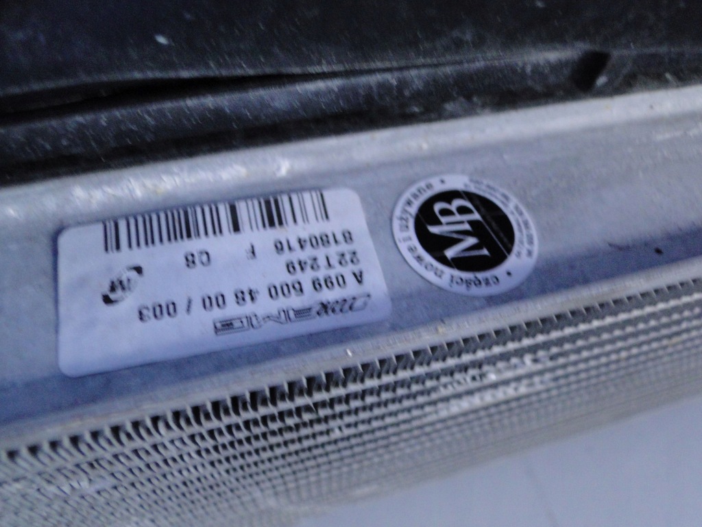 фото №5, Mercedes amg gt 192 c192 sl 232 r232 радиатор wody дополнительная amg