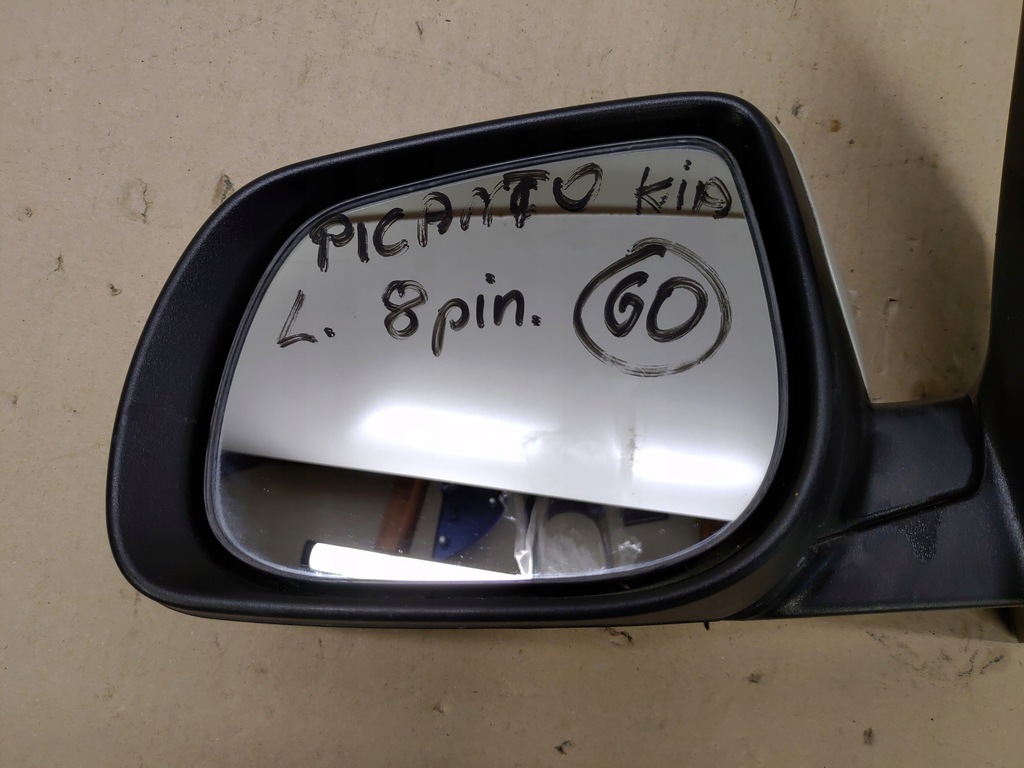 фото №10, Дзеркало ліва 8 pin kia picanto ii 3d 11-16 m9y