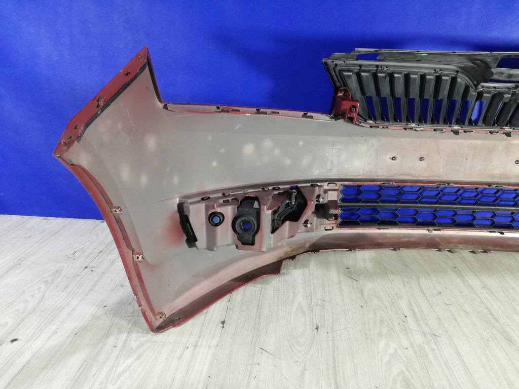 фото №7, Skoda rapid бампер решётка радиатора перед передний lf3l