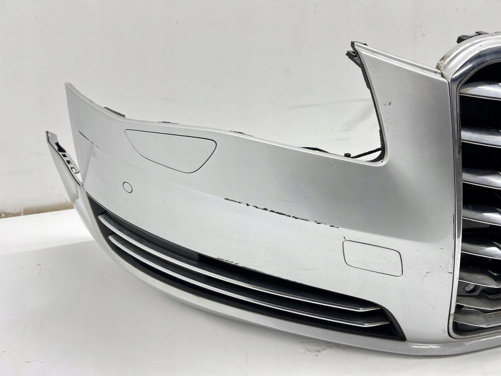 фото №12, Audi a8 d4 бампер перед передній kompletny pdc омивачі lx7w