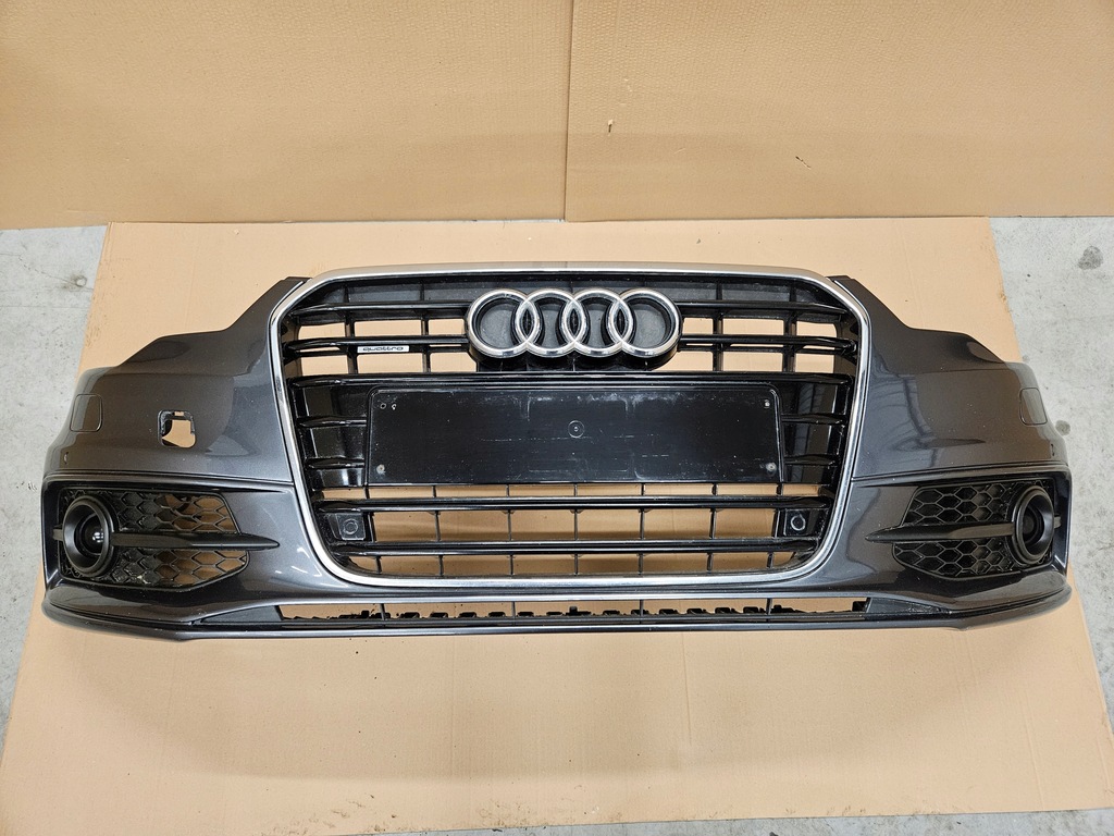 фото №12, Бампер перед audi a6 c7 4g lz7s daytonagrau s-line kompletny демонтаж !!!