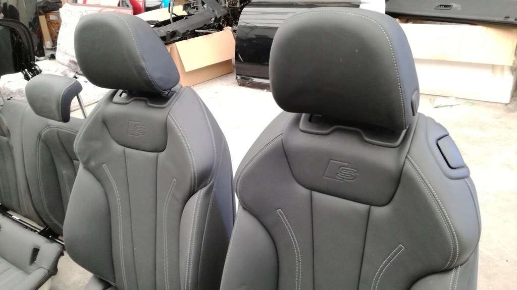 фото №12, Audi a5 8w cabrio сиденья обивка туннель s-line