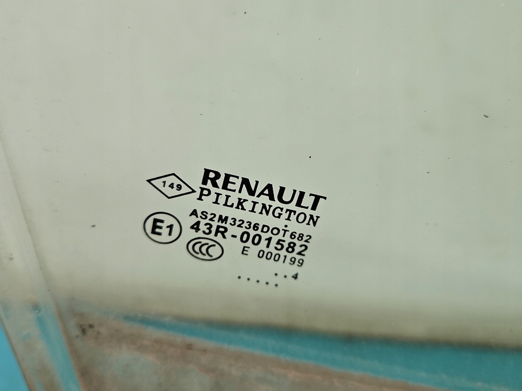 фото №2, Стекло дверь перед правая renault captur i 14r пассажира