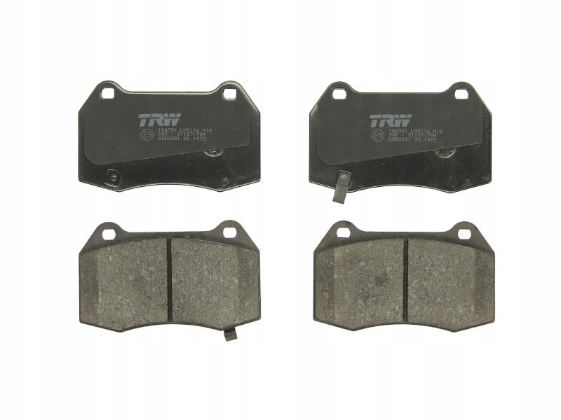 фото №1, Тормозные колодки тормозные перед trw gdb3381