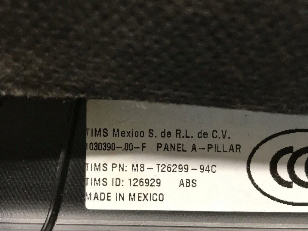 Накладка порог левая tesla s 1030390-00-f Цена