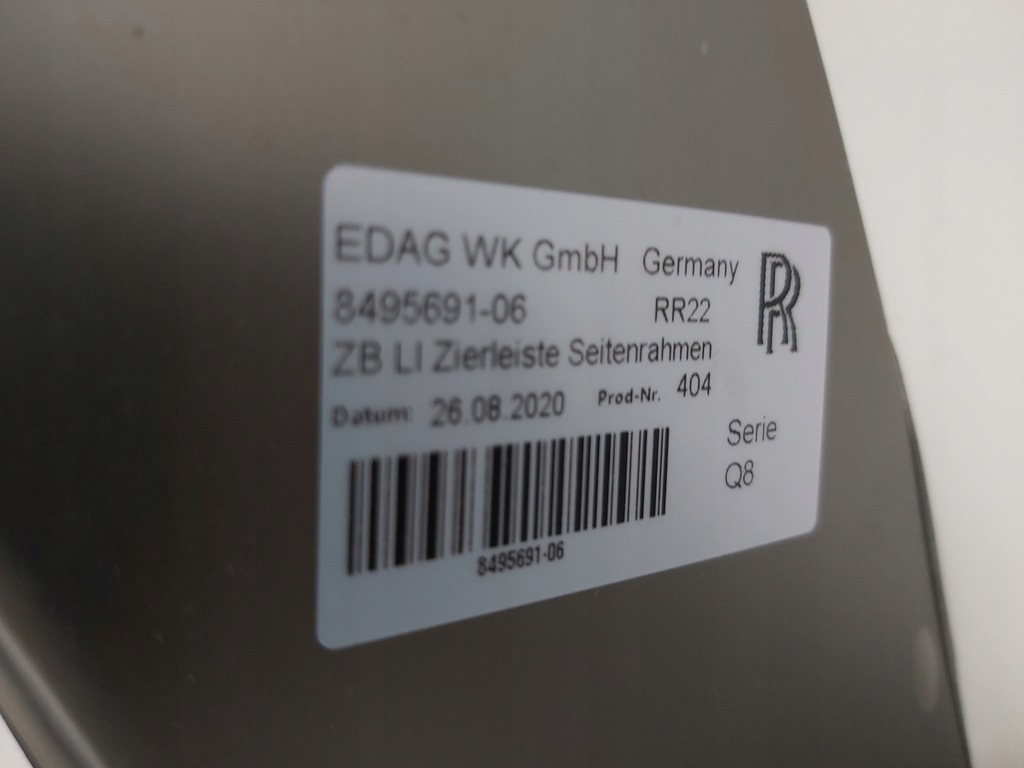 фото №8, Хром молдинг ozdbona левая rolls royce wraith