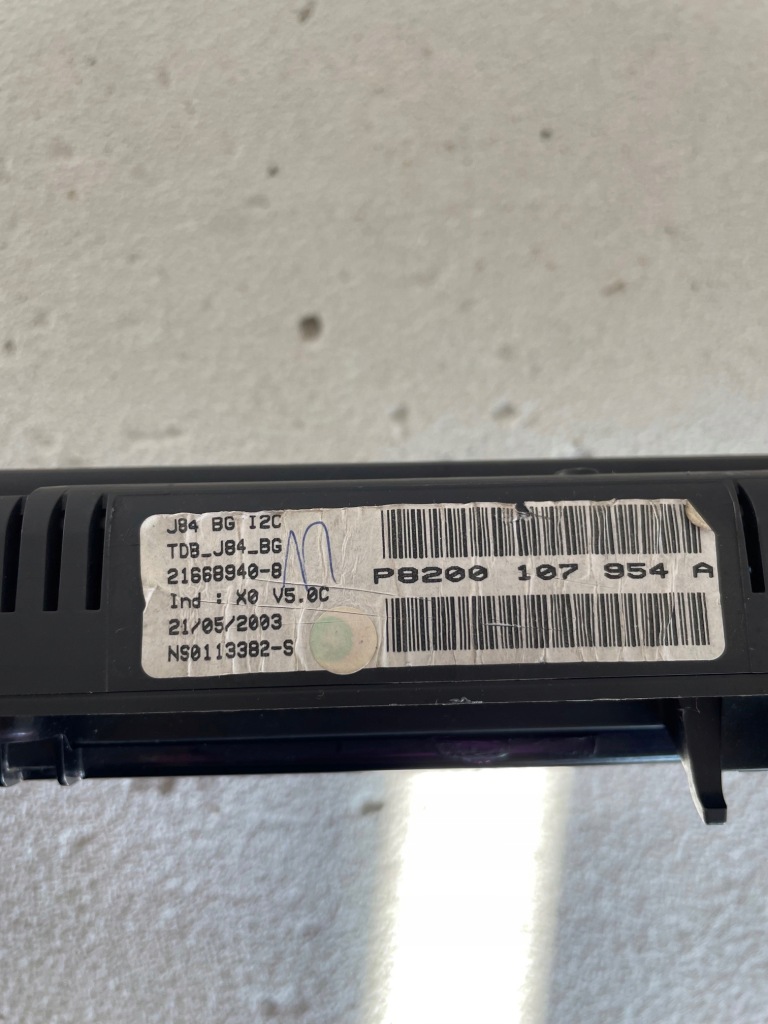 фото №3, Лічильник дисплей з навігація renault scenic ii p8200107954c