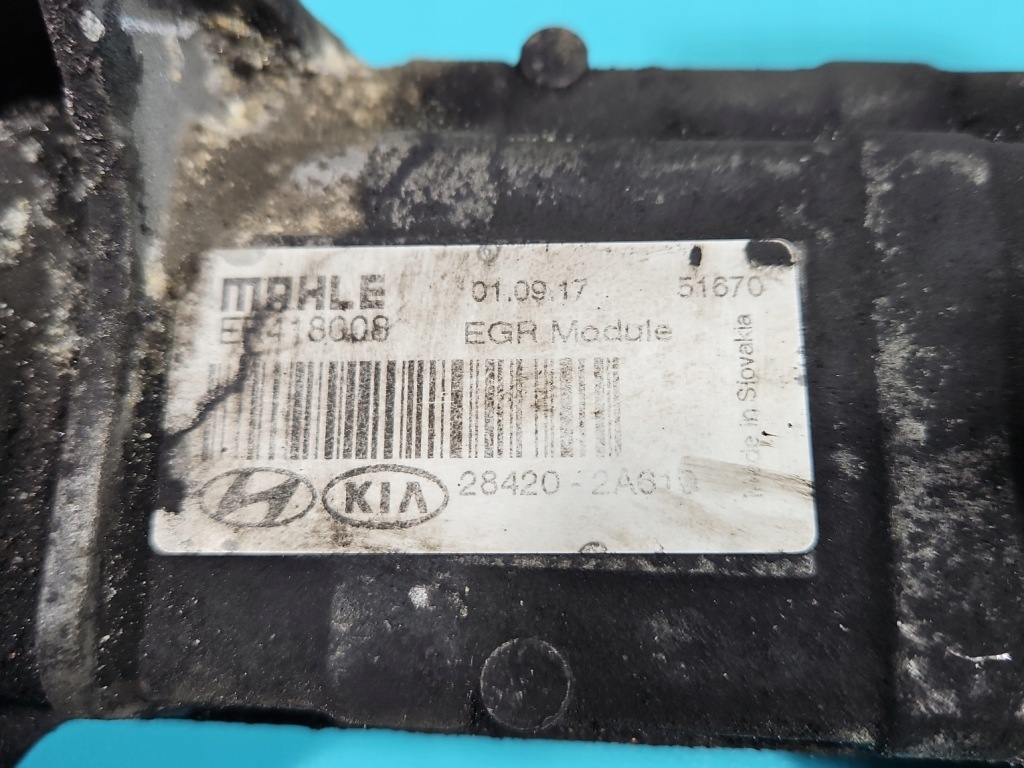 фото №6, Клапан egr kia sportage iv 15-21 28410-2a600 28420-2a610 1.7 crdi
