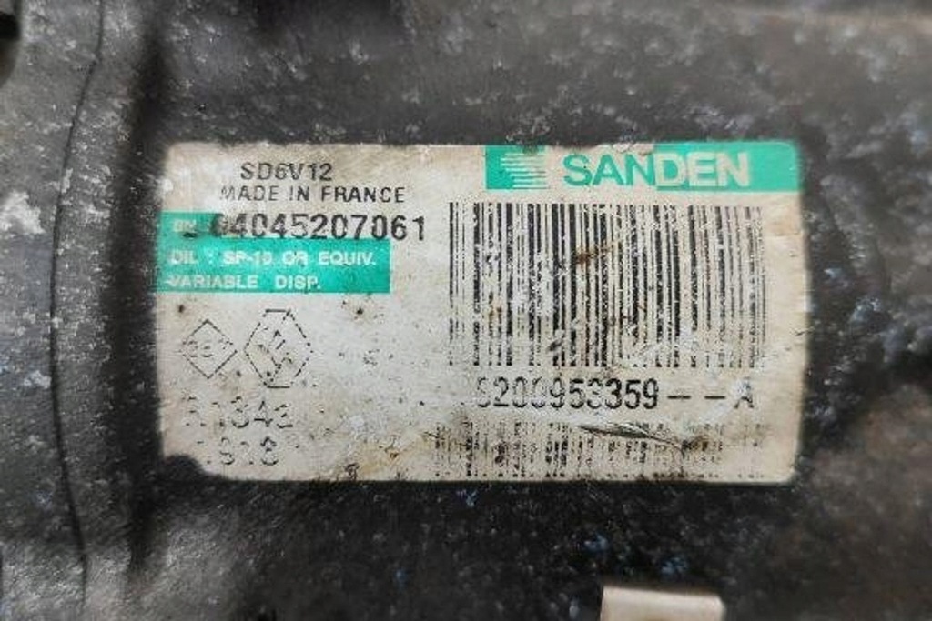 фото №7, Компрессор кондиционера renault twingo ii cn0_ 8200953359 1.5l дизель 62kw