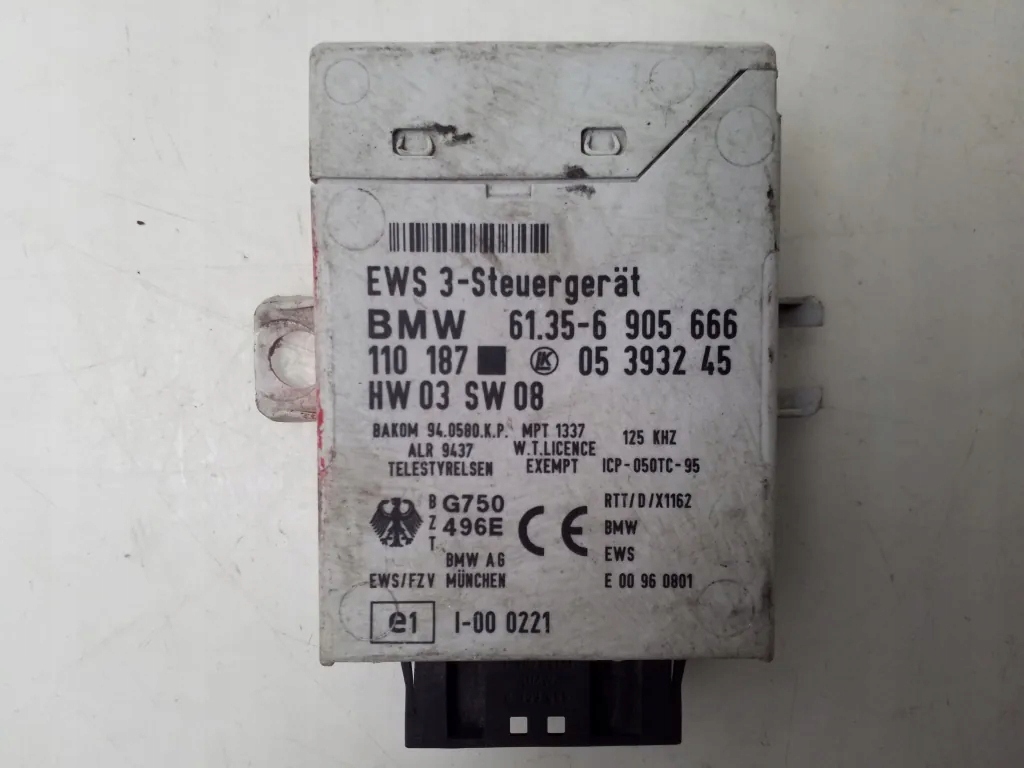 Купити Модуль блок керування ews імобілайзер bmw e46 mini r50 6905666